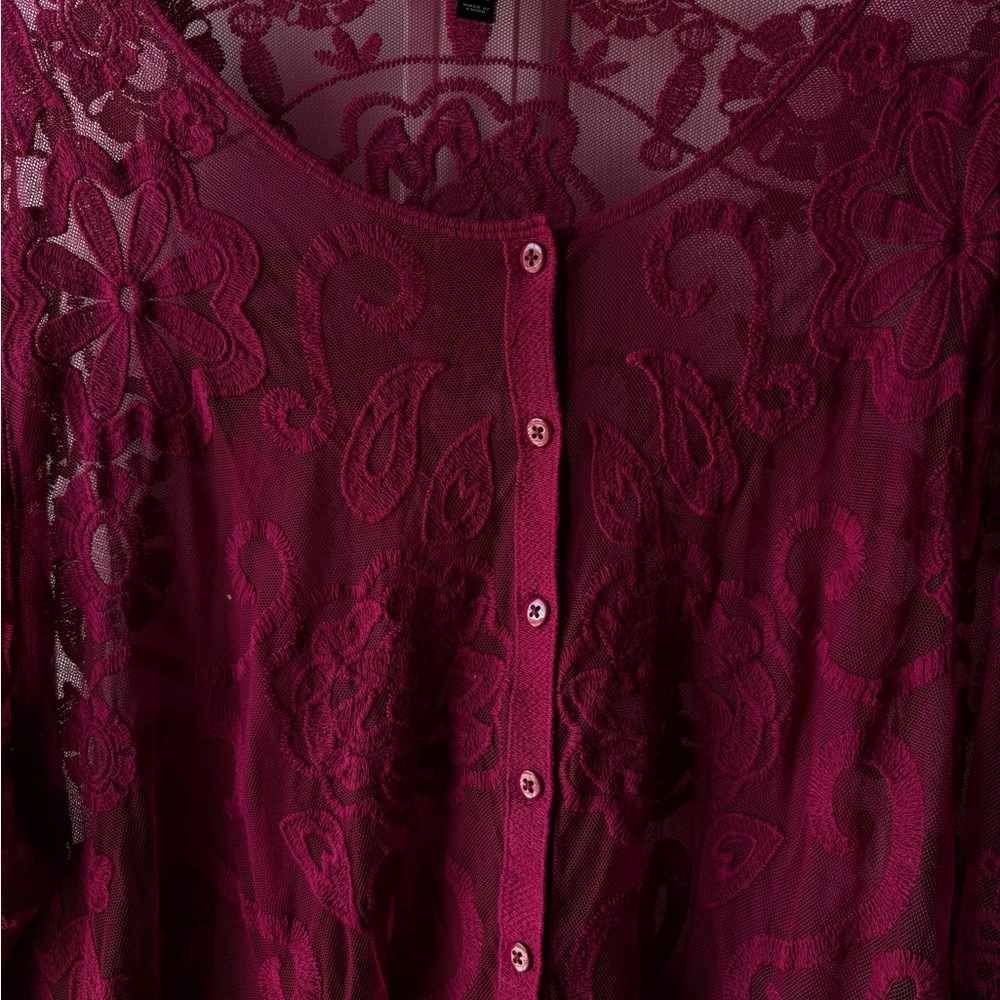 Lane Bryant Lace blouse - Picture 2 of 5